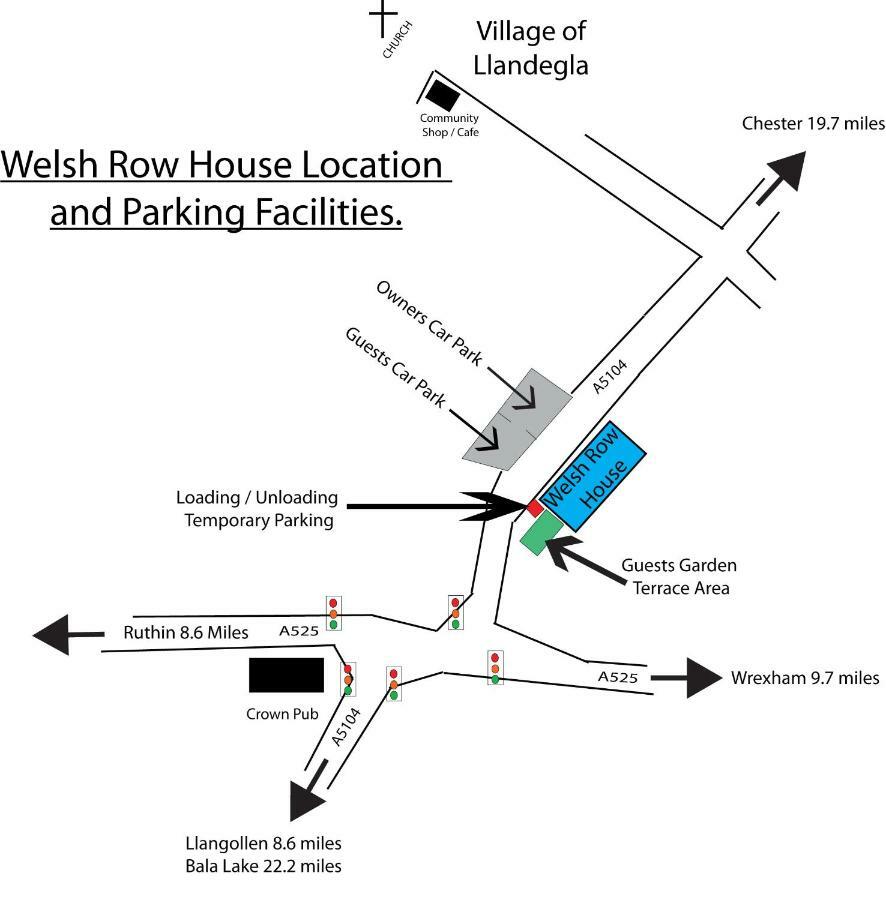 Welsh Row House Apartment Llandegla Екстериор снимка